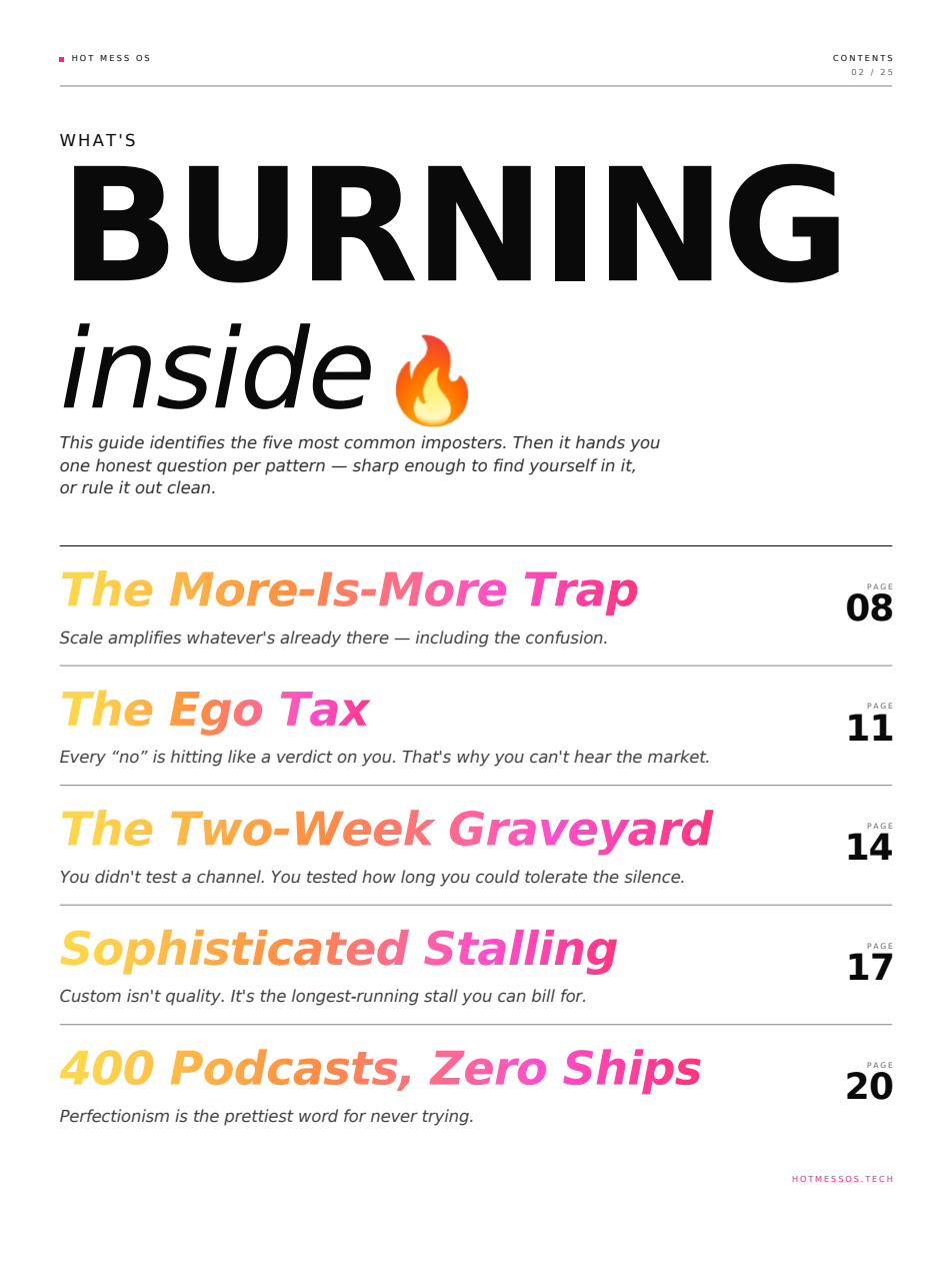 Ebook preview — contents